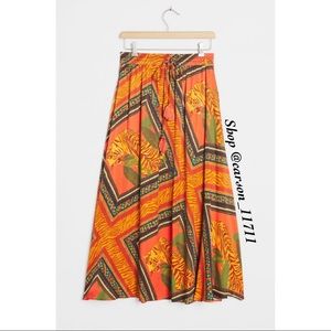 NWT Anthropologie Farm Rio Amore Maxi Skirt M